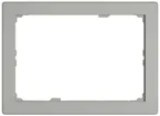 Plaque frontale EDIZIO.liv SNAPFIX® pour KNX-Panel 7" 120×180 mm grc 