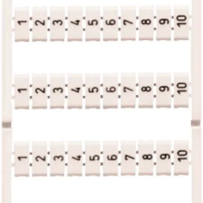 Carte de marquage WAGO 1…10 blanc 