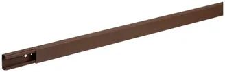 Canal d'installation tehalit LF 35×20×2000mm (l×h×L) PVC brun 
