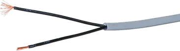 Câble de commande LiYY 2×1.5mm² numéroté gris Rouleau à 100m