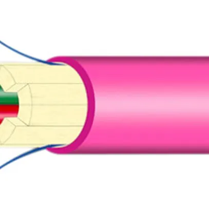 Kabel FO Universal H-LINE Dca 24×G50/125 OM4 Ø9.9mm 3000N violett 