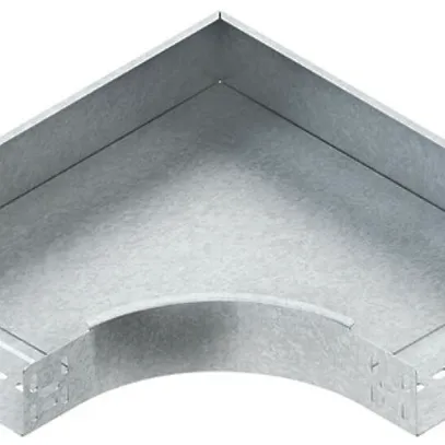 Bogen 90° Niedax für KR 60×102mm m.ungelochten Seitenholmen Stahl feuerverzinkt 