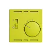 Thermostat EDIZIOdue, a.interrupteur, 60×60mm, lemon 