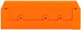 Abschlusswand WAGO 2.5mm orange 