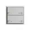 Frontset ON-OFF Dimmer 2K/2T ZEP EDIZIOdue silver 