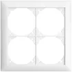 Cadre de recouvrement EDIZIOdue 2×2 blanc 