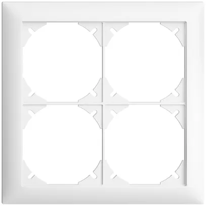 Telaio di copertura EDIZIOdue 2×2 bianco 