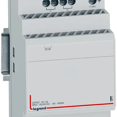 REG-Netzgerät Legrand, stabilisiert 12VDC 54W 4.5A 