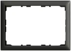 Cadre de recouvrement EDIZIOdue colore pour KNX-Panel 7" noir 