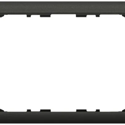 Cadre de recouvrement EDIZIOdue colore pour KNX-Panel 7" noir 