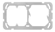 Placca di fissaggio I-I Hager orizz. 77×137mm per FA6/M3/XLR 