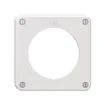 Couvercle NEVO, p.lampe de signalisation, a.vis & joint, a.joint blanc, blanc 