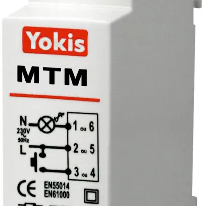 Timer luce scale AMD Yokis 5…300VA 2min-4h 230V 