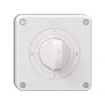 Interrupteur rotatif NUP NEVO, 0/1L, avec manette, KS, 0-1-0-1, blanc 