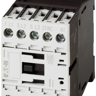 Contattore Eaton DILM12-01, 3L 230VAC 12A 5.5kW (AC-3) 1R 