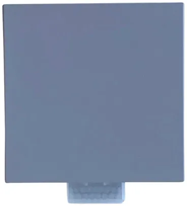 Applique LED Z-Licht PIR Cube C SEN 9.5W 1000lm 3000K IP65 115×115mm gris 