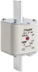 Fusibile HPC Hager DIN3 400VAC 500A gG/gL segnalatore centrale inossidabile 