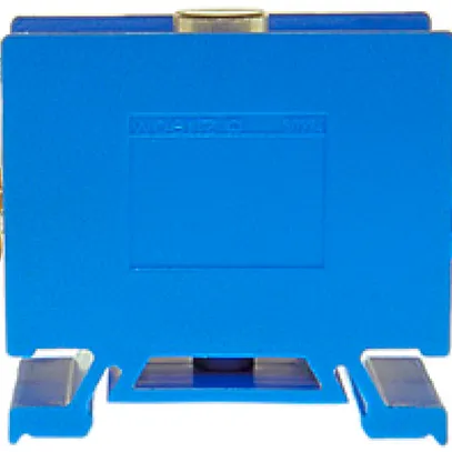 Messertrennklemme Woertz 4…50mm² 160A 660V Schraubanschluss 1×2 T=83mm blau 