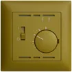 Thermostat d'ambiance ENC EDIZIOdue olive, avec sonde et câble 