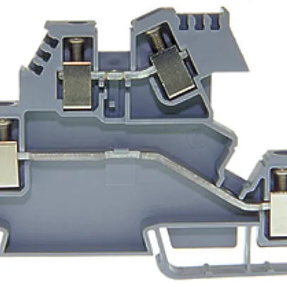 Morsetto di passaggio componibile WZ 1.5…4mm² 32A 400V vite 2×2 TH35/G32 gr 