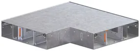 Angolo piatto tehalit BKB inferiore interno per canale a pavimento 300×450×80mm 