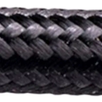 Câble textile Roesch, 3×1.5mm², PNE rond, noir 