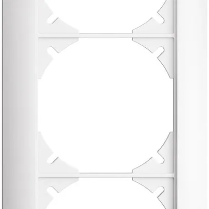 Cadre de recouvrement EDIZIOdue 1×3 blanc 