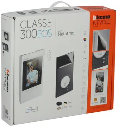 Kit citofono porta video casa Linea 3000/Classe 300EOS 2 fili Netatmo Alexa 