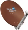Antenna parabolica Orbit Line OA85I WISI 85cm, Al, rosso-marrone 