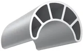 Adattatore riduttore palo DOTLUX PLAZA alluminio Ø60mm argento 