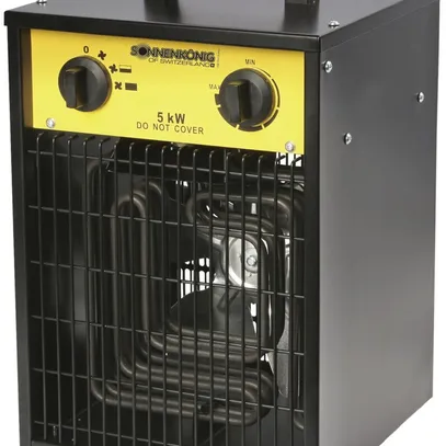 Thermo-ventilateur Sonnenkönig Ventus 500 400V 5000W 254×395×252mm 100m³ 530m³/h 