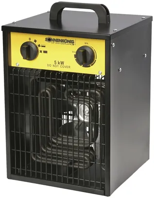 Thermo-ventilateur Sonnenkönig Ventus 500 400V 5000W 254×395×252mm 100m³ 530m³/h 