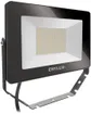 LED-Strahler ESYLUX OFL BASIC, 50W 3000K 5000lm 240×32×170mm IP65, schwarz 