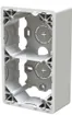 Boîtier AP MH priamos, grd.2×1, 150×90×50mm, blanc 