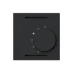Kit frontal ENC kallysto noir pour thermostat d'ambiance sans interrupteur 