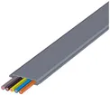 Câble plat Wieland podis CON LSHF 5×25mm², B2ca, gris Une longueur