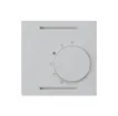 Kit frontal ENC kallysto gris clair pour thermostat d'ambiance sans interrupteur 