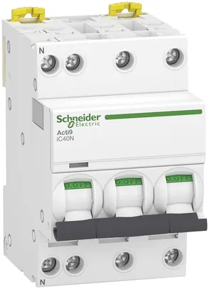 Disjoncteur Schneider Electric Clario iC40 16A (C) 3LN 6kA 