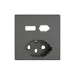 Kit de montage EDIZIO.liv SNAPFIX® pour combinaison USB A+C/prise T13 grf 