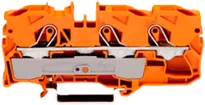 Morsetto di passaggio WAGO Top Job-S 10mm² 3L arancione serie 2010 