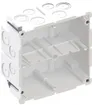 Boîte pour paroi creuse AGRO 2×2 850°C avec pattes, M20/25, blanc 