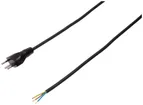 Câble de raccordement MH Td 3×1.5mm² 3m noir fiche T12 