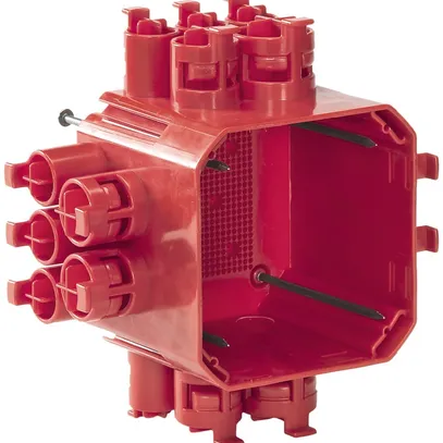 Boîte de dérivation ENC MT Crallo-Red-Box grd.1 rouge 