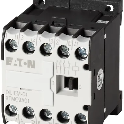 Contacteur Eaton DILEM-01, 3L 230VAC 9A 4kW (AC-3) 1O 