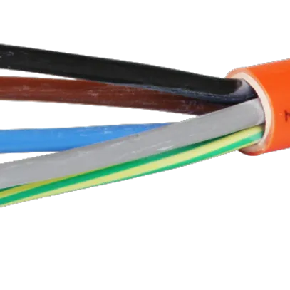 Câble de sécurité 5x2,5mm² 3LNPE FE180 E30 or Une longueur