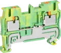 Borne Push-In 0.14…4mm² vert-jaune AWG26…12 