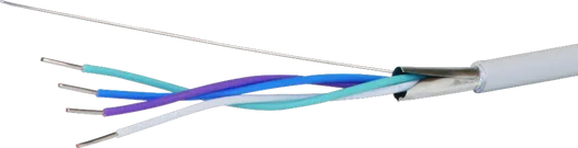 Kabel U72 1×4×0,8mm abgeschirmt halogfrei Eca Ring à 100m