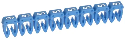 Kennzeichnungsring Legrand CAB 3, für 1.5…2.5mm² Aufdruck: '6', blau 