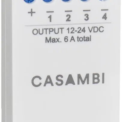 Apparecchio comando LED YMOCA-PWM-04, Casambi PWM 4-canale 6A/12…24VDC 
