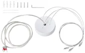 Kit de suspension ESYLUX SVENJA WIRE PENDULUM SET 2000, avec câbles métalliques 
